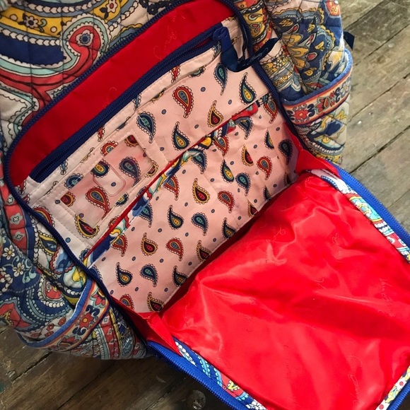 Vera Bradley Retired Paisley Backpack Quilted - Picture 5 of 5